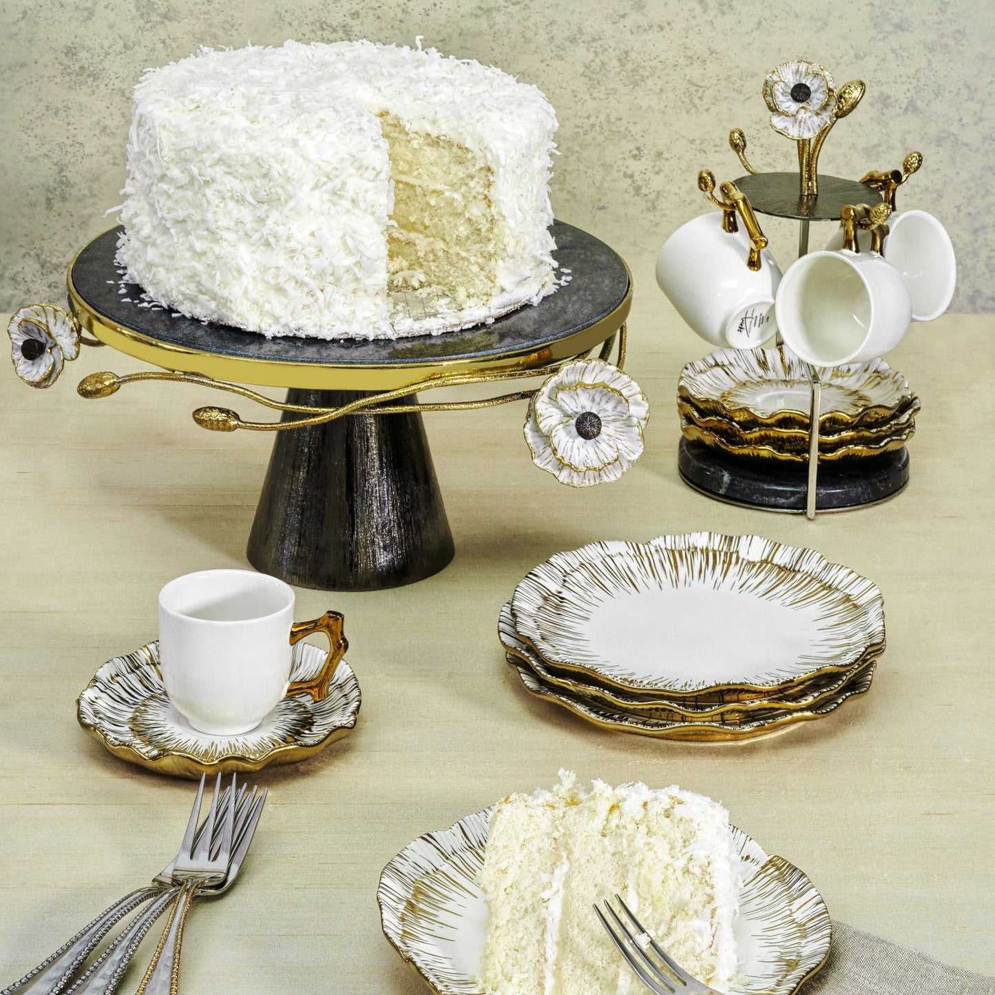 Anemone Demitasse Set - Set