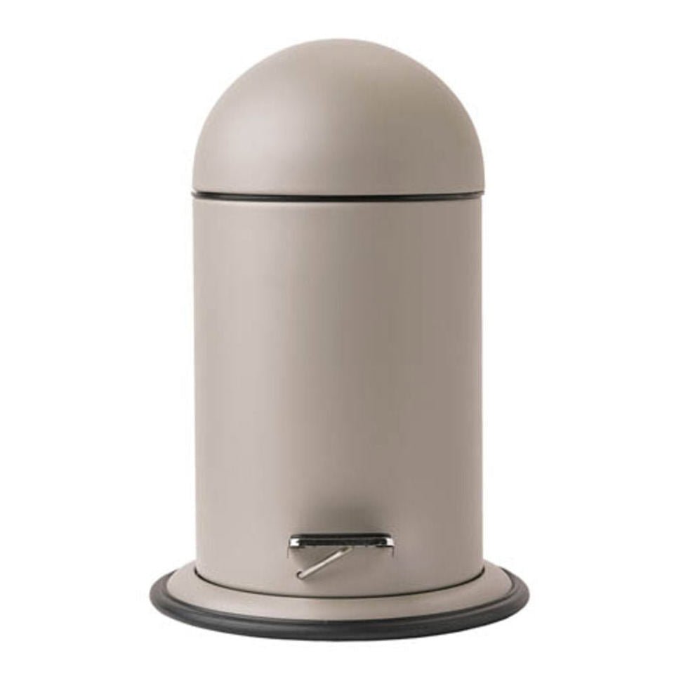 Aquanova Pedal Trash Bin - Greige - |VESIMI Design| Luxury Bathrooms and Home Decor