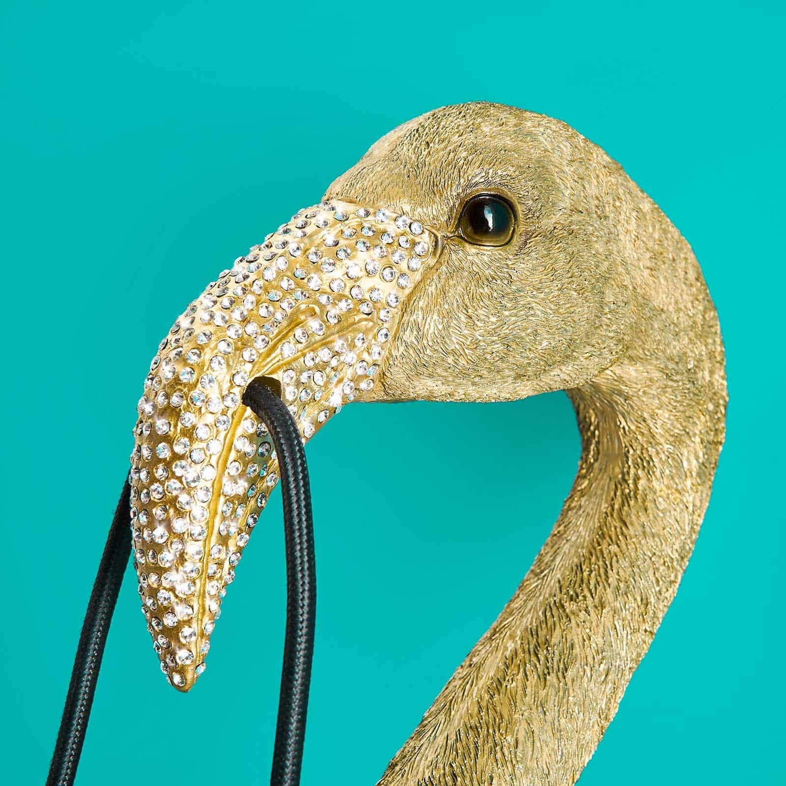 Baby Flamingo Tiffany Wall Lamp, Gold - |VESIMI Design| Luxury Bathrooms and Home Decor