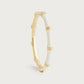 Bamboo Enameled Hinged Bangle by Anabel Aram
