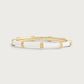 Bamboo Enameled Hinged Bangle by Anabel Aram