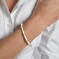 Bamboo Enameled Hinged Bangle by Anabel Aram