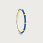 Bamboo Enameled Hinged Bangle by Anabel Aram