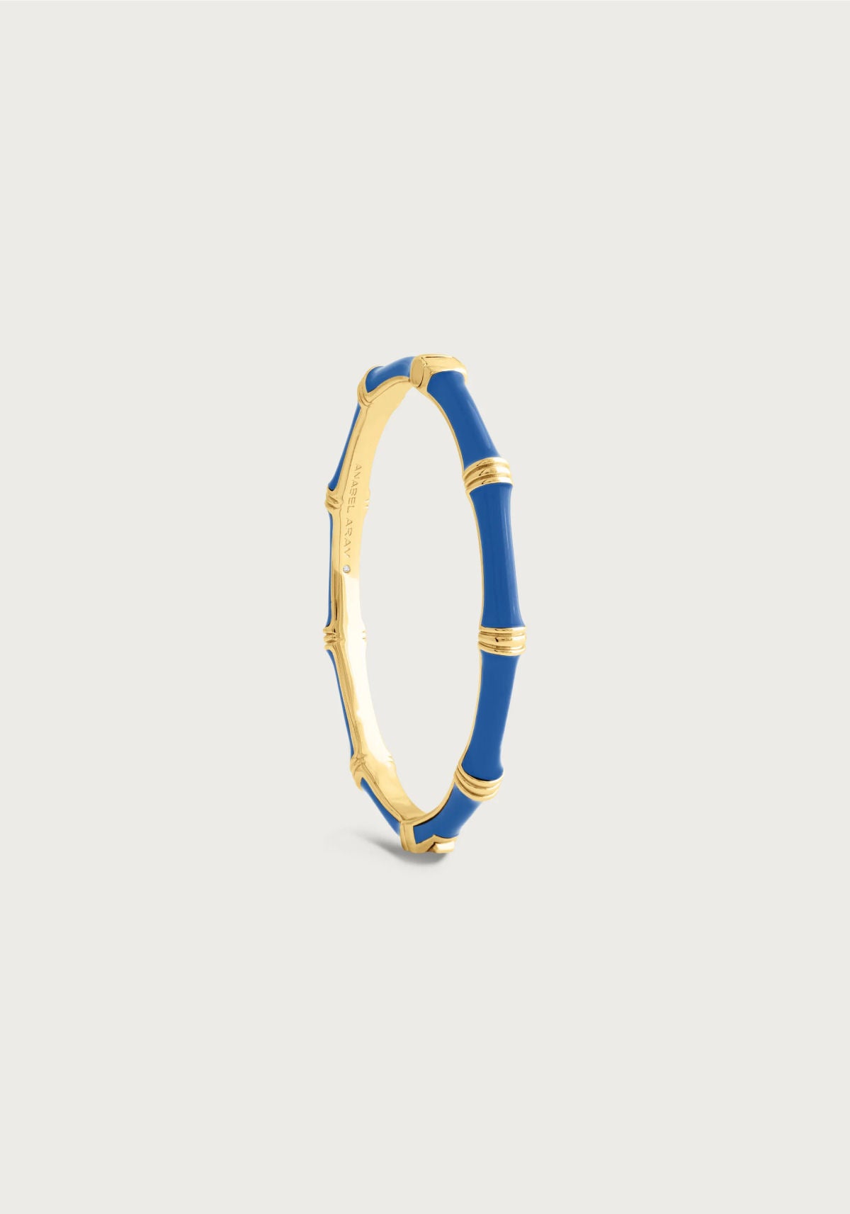 Bamboo Enameled Hinged Bangle by Anabel Aram