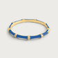Bamboo Enameled Hinged Bangle by Anabel Aram