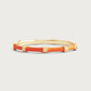 Bamboo Enameled Hinged Bangle by Anabel Aram