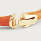 Bamboo Enameled Hinged Bangle by Anabel Aram
