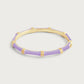 Bamboo Enameled Hinged Bangle by Anabel Aram