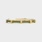 Bamboo Enameled Hinged Bangle by Anabel Aram
