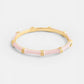 Bamboo Enameled Hinged Bangle by Anabel Aram