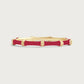 Bamboo Enameled Hinged Bangle by Anabel Aram