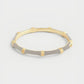 Bamboo Enameled Hinged Bangle by Anabel Aram