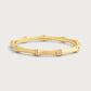 Bamboo Hinged Bangle by Anabel Aram