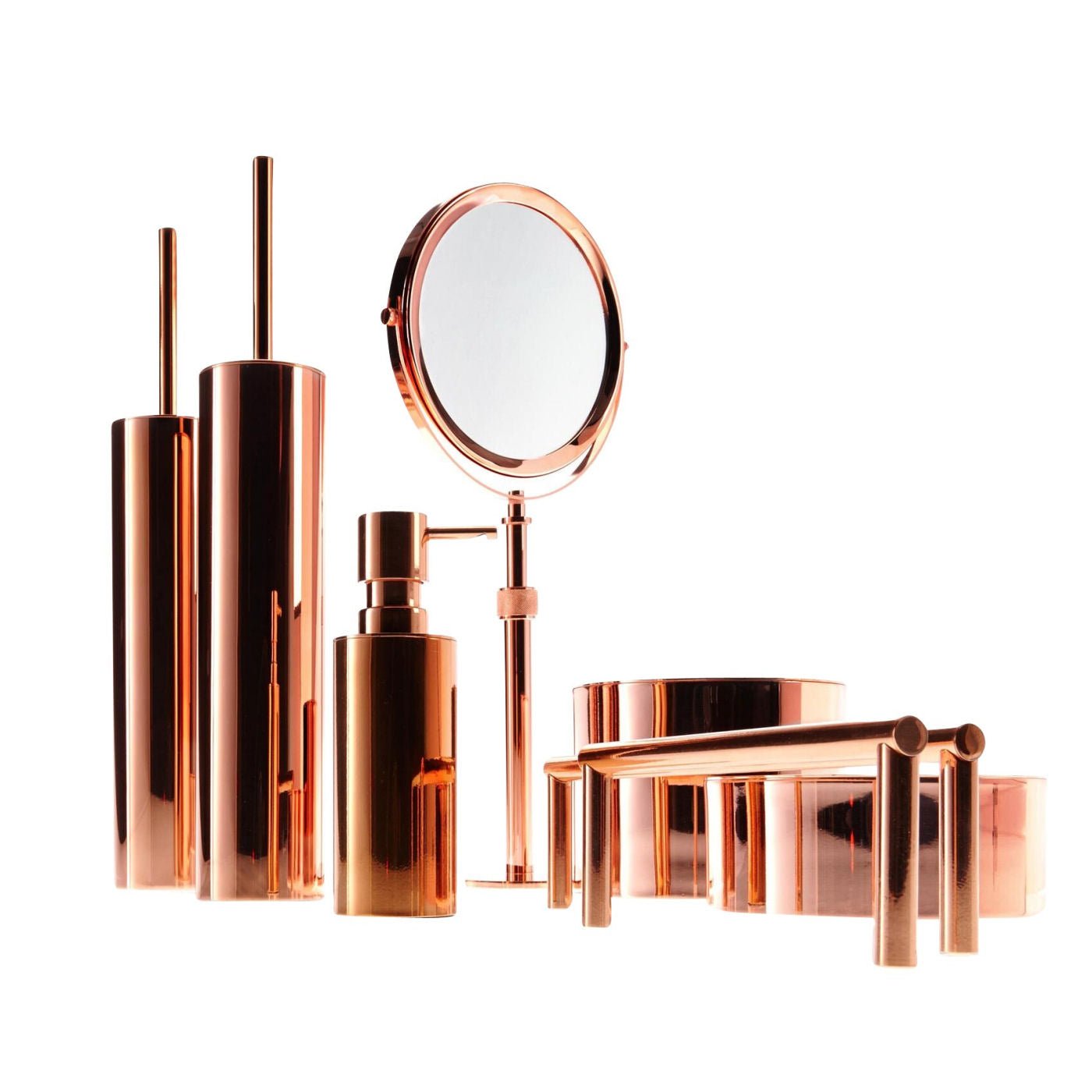 Bathroom Shelf in Rose Gold by Decor Walther - |VESIMI Design| Luxury Bathrooms and Home Decor