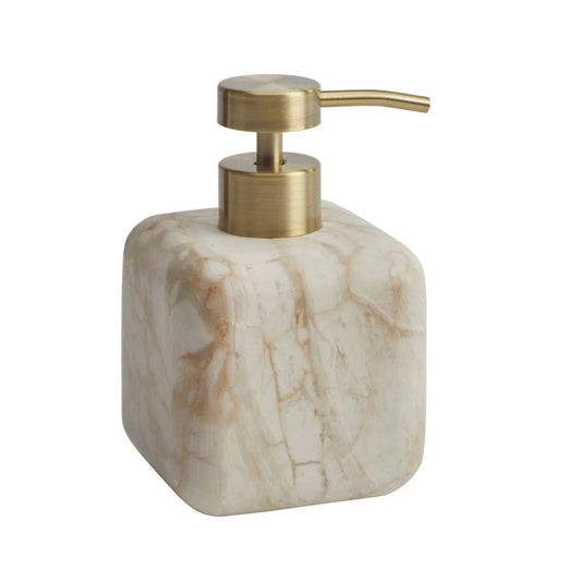 Blake Beige Marble Bathroom Accessories Soap Dispenser