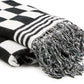 Black & White Check Throw MacKenzie-Childs