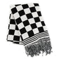 Black & White Check Throw MacKenzie-Childs