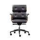 Armadillo Luxury Black Office Armchair / Genuine Italian Leather
