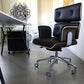 Armadillo Luxury Black Office Armchair / Genuine Italian Leather
