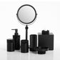 Black Matt Bathroom Accessories Swarowski® Multi-Purpose Box - |VESIMI Design|