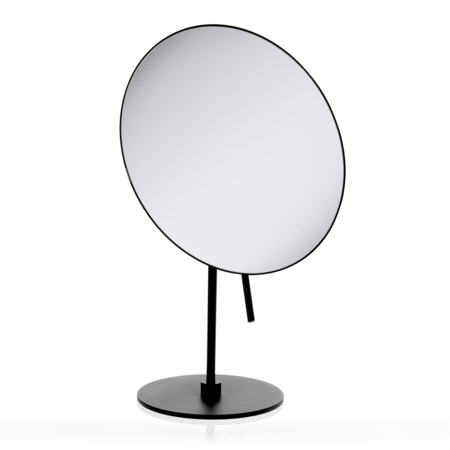 Black Matt Cosmetic Mirror 20cm dia, 5x - |VESIMI Design| Luxury Bathrooms and Home Decor