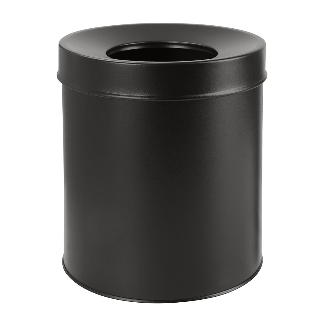 Matt Black Iron Room Bin 7.5 l