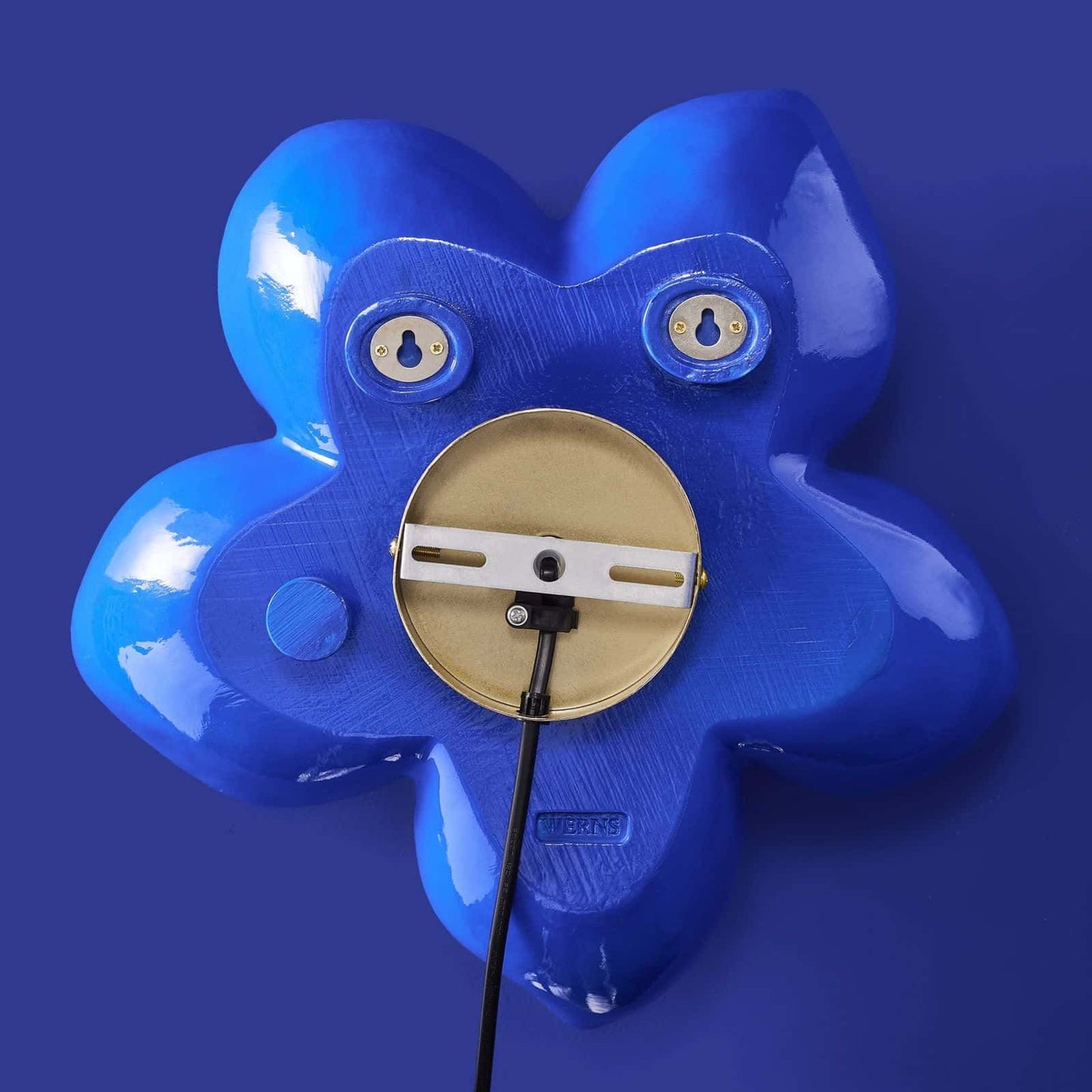 Blauwe Bloesem Bloemen Wandlamp door Werns