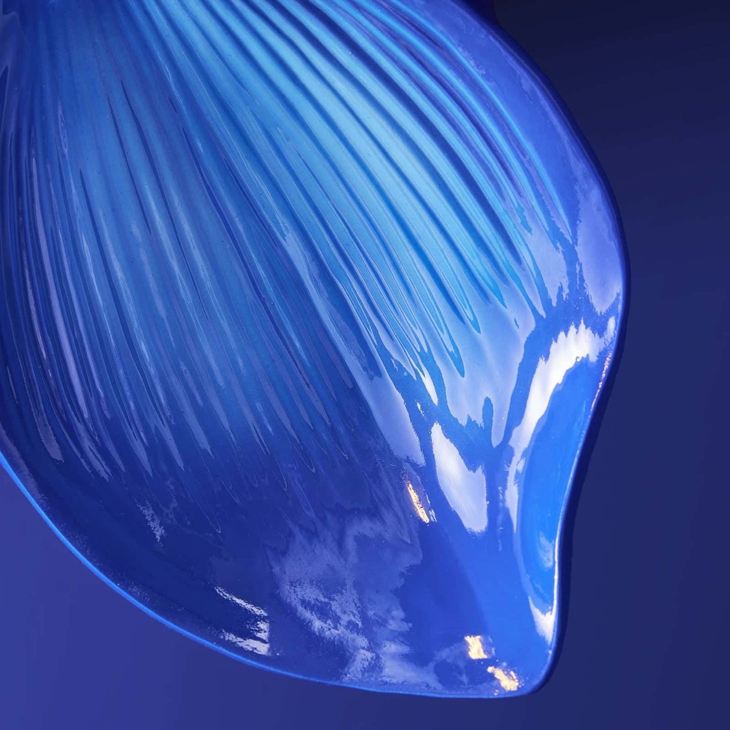 Blauwe Bloesem Bloemen Wandlamp door Werns
