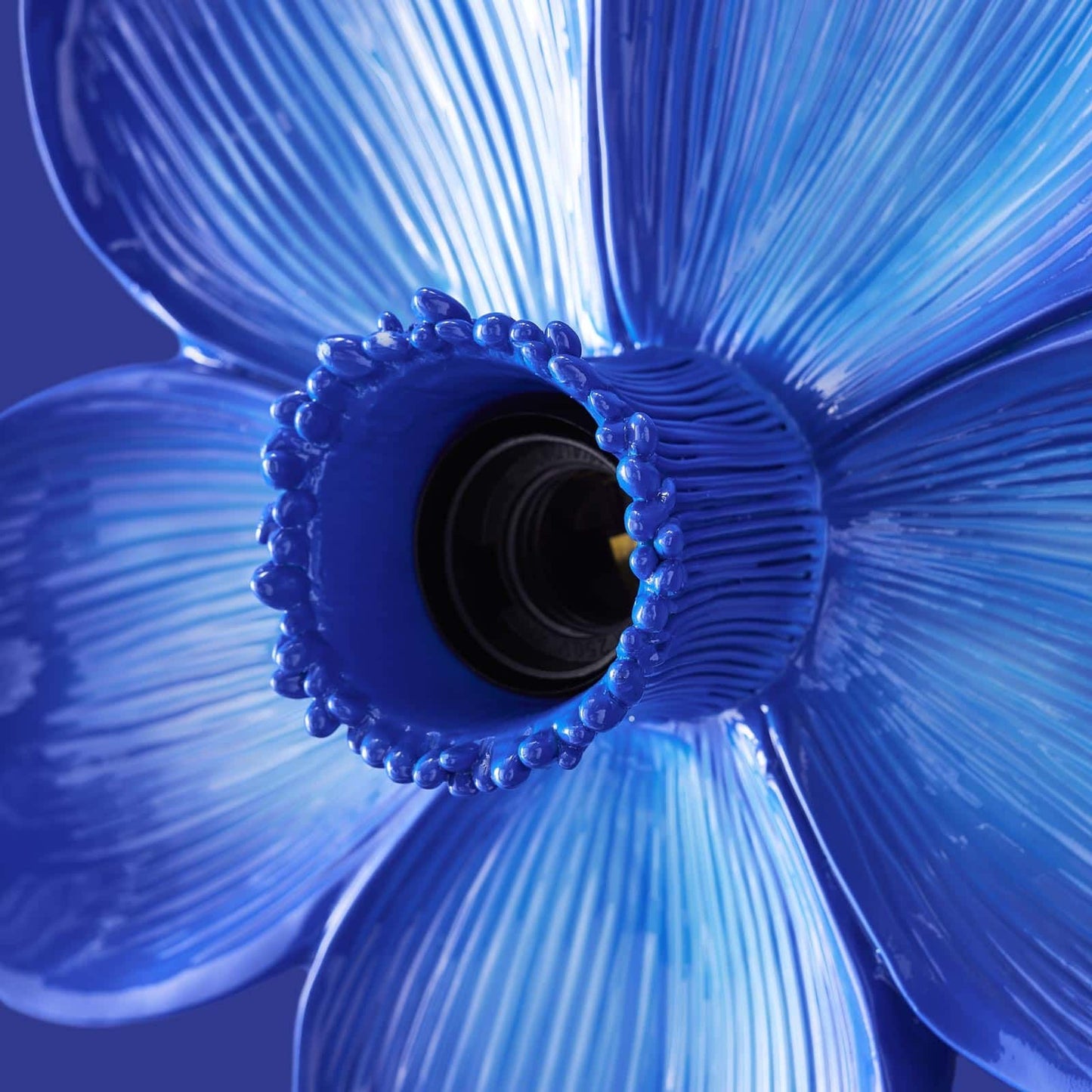 Blauwe Bloesem Bloemen Wandlamp door Werns