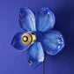 Blauwe Bloesem Bloemen Wandlamp door Werns