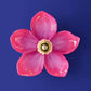 Magenta Bloom Flower Wall Light by Werns