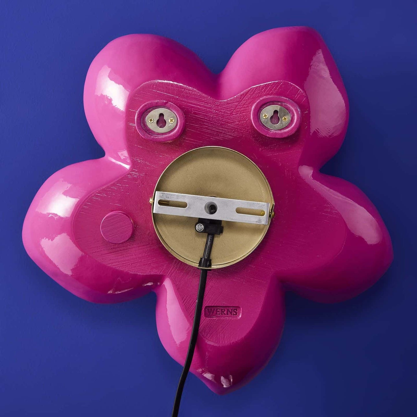Magenta Bloom Flower Wall Light by Werns