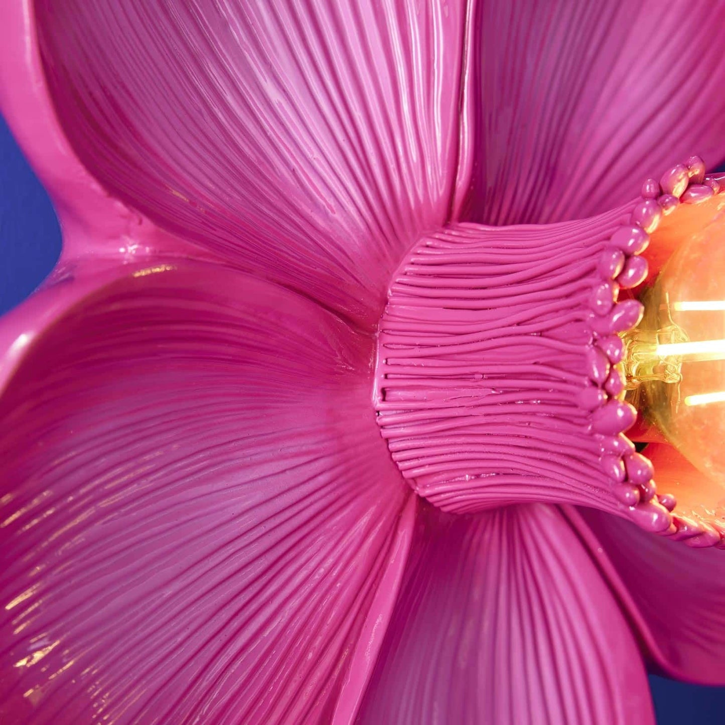 Magenta Bloom Flower Wall Light by Werns