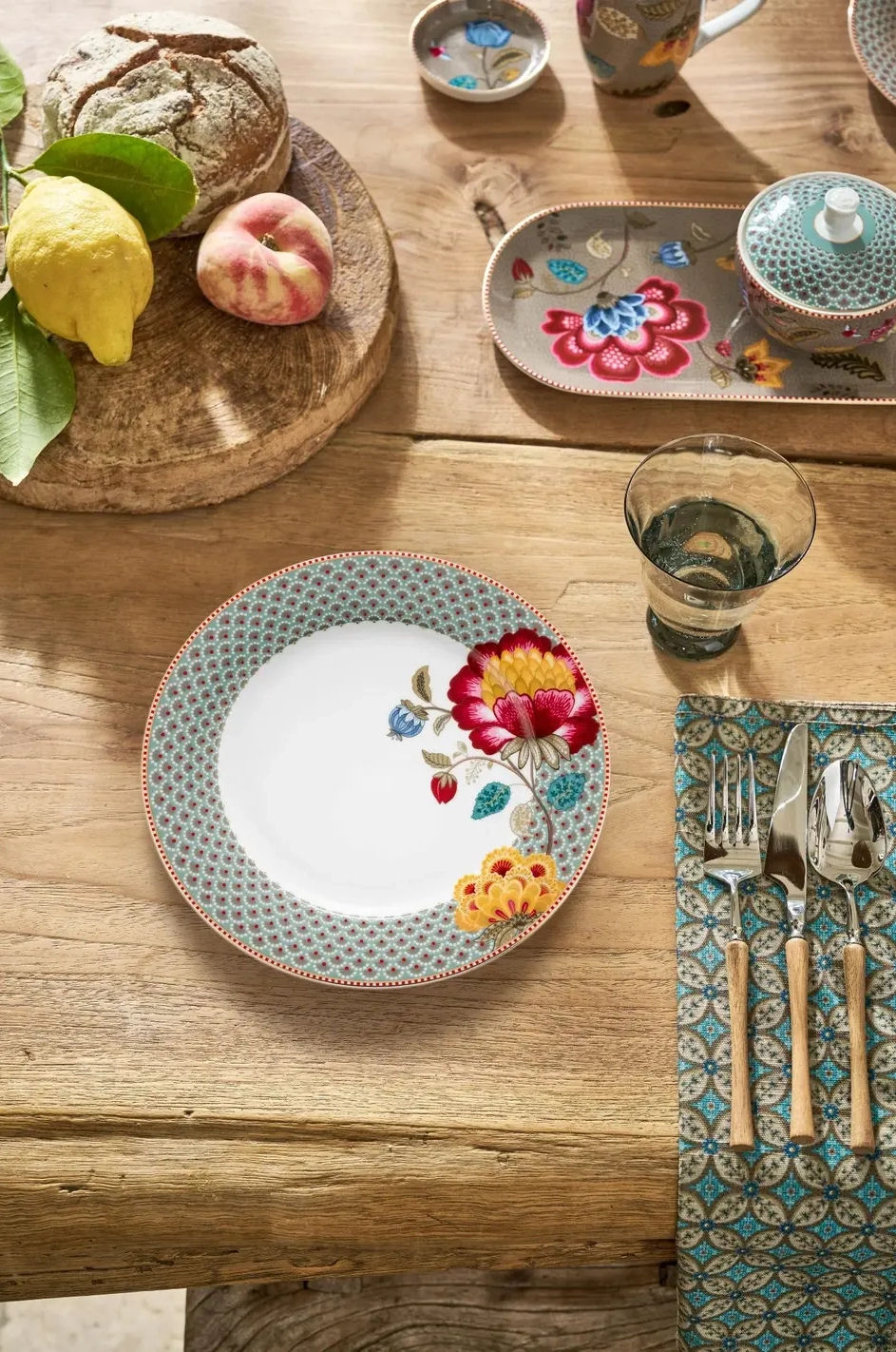 Blooming Tales Blue Dinner Plate  26.5cm - Pip Studio