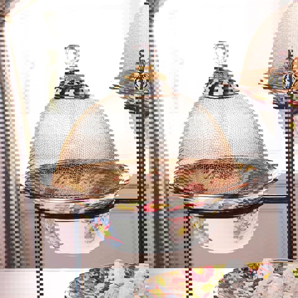 Courtly Check Mesh Dome - Small by Mackenzie Childs