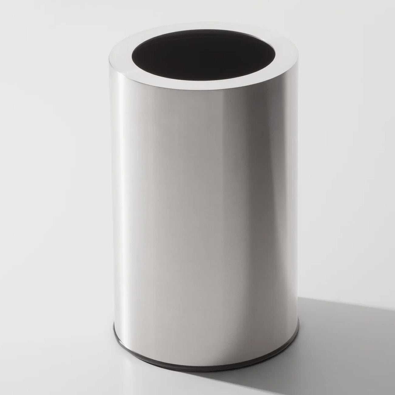 Brushed Stainless Steel Room Paper Bin by Decor Walther 7L