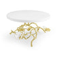 Butterfly Gingko Gold Cake Stand