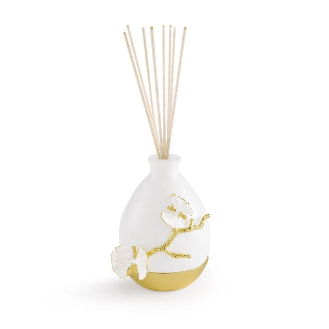 Butterfly Gingko Gold Scented Reed Diffuser by Michael Aram