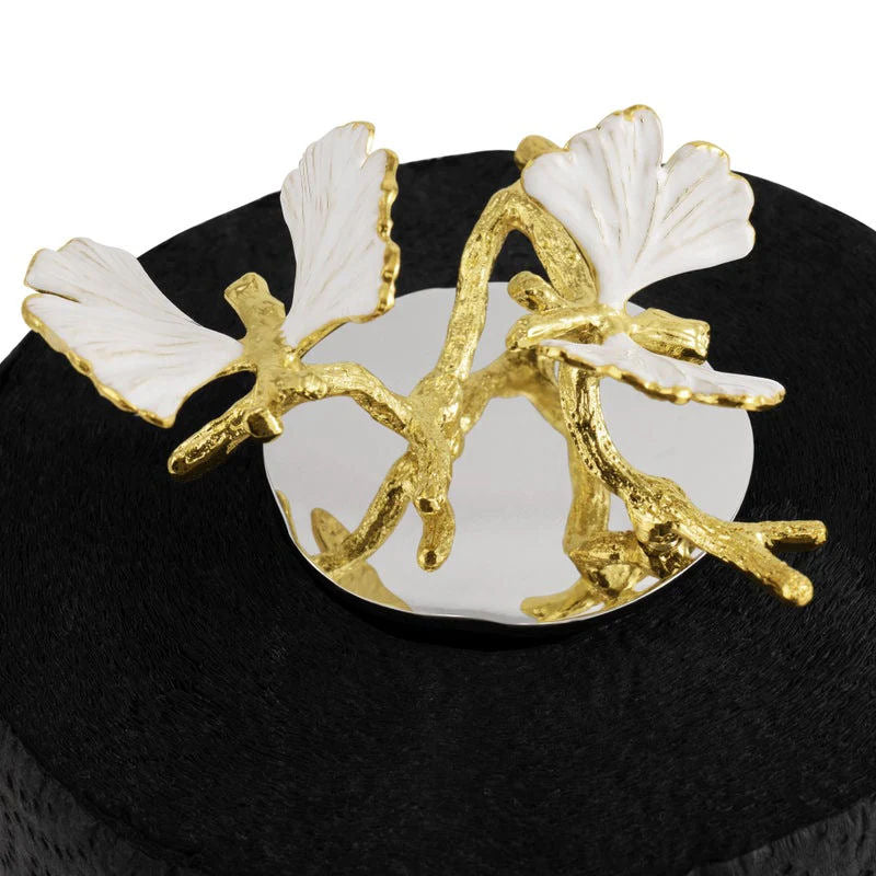 Butterfly Gingko Gold Paper Towel Holder by Michael Aram