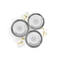 Butterfly Gingko Gold Triple Bowl by Michael Aram