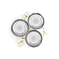 Butterfly Gingko Gold Triple Bowl by Michael Aram