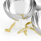 Butterfly Gingko Gold Triple Bowl by Michael Aram