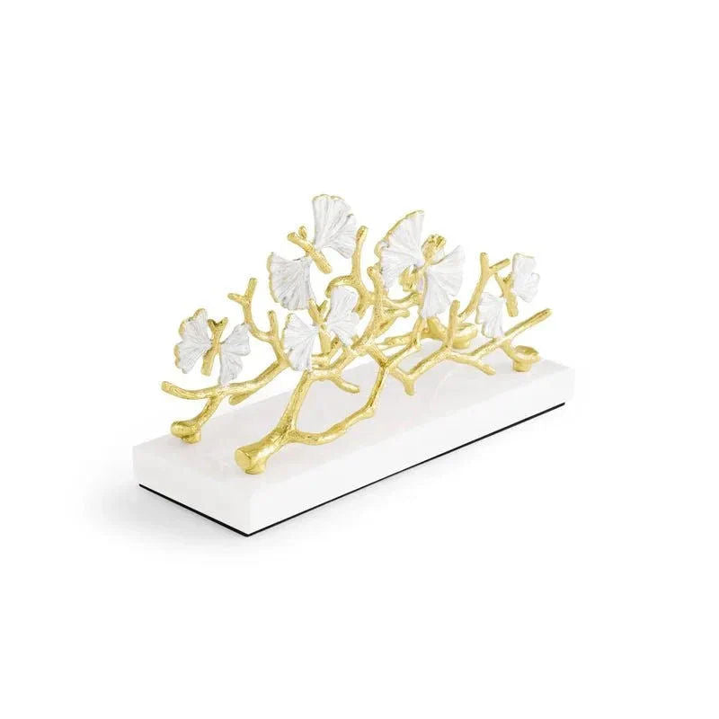 Butterfly Gingko Gold Vertical Napkin Holder by Michael Aram