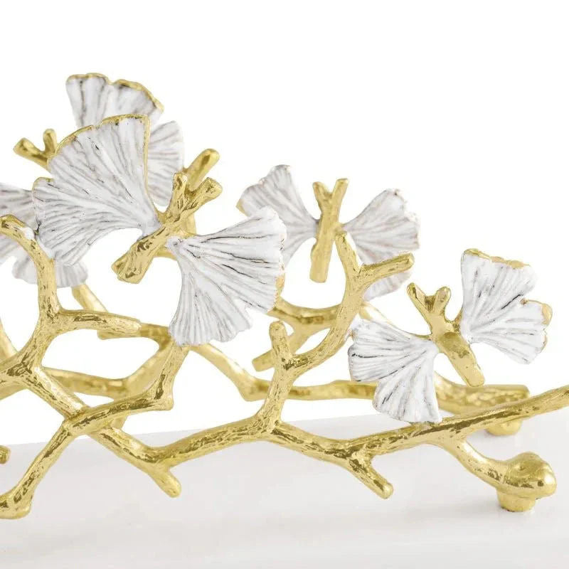 Butterfly Gingko Gold Vertical Napkin Holder by Michael Aram