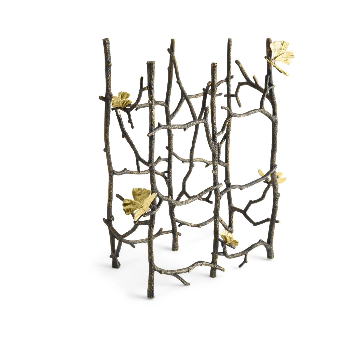 Butterfly Ginkgo 6-Bottle Wine Rack by Michael Aram