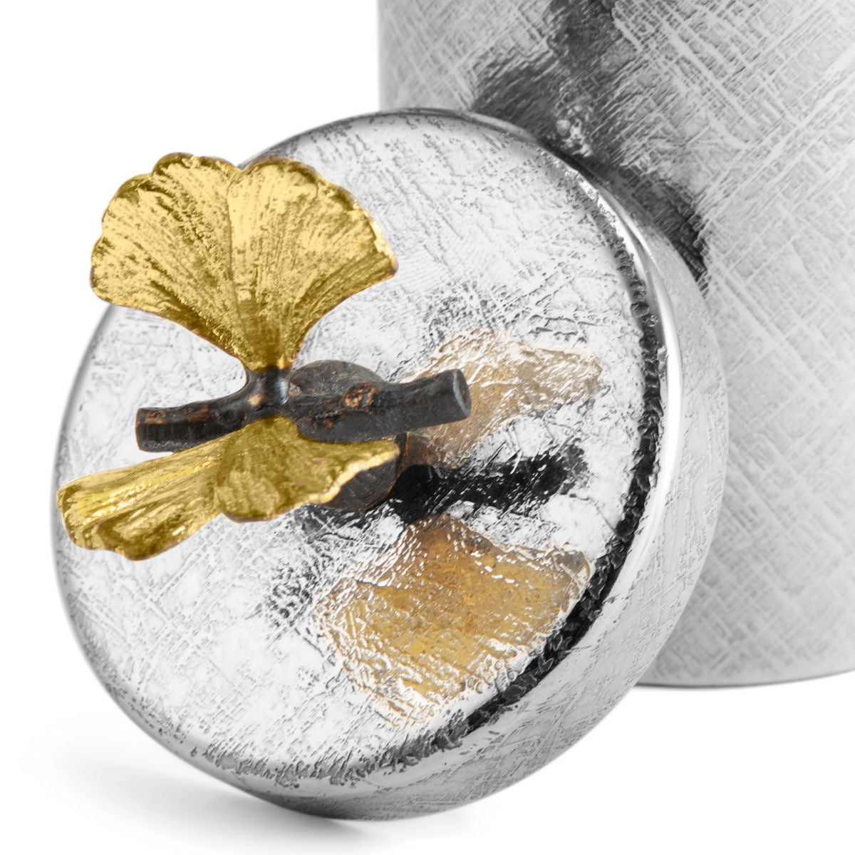 Butterfly Ginkgo Bath Collection - Round Container by Michael Aram