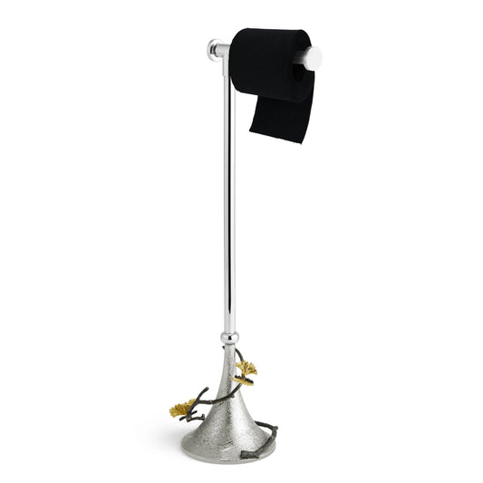 Butterfly Ginkgo Bath Collection - Butterfly Ginkgo Toilet Paper Stand by Michael Aram