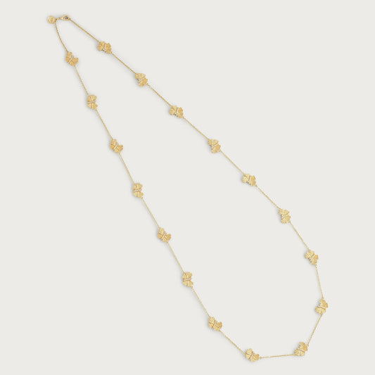 Butterfly Long Station Necklace by Anabel Aram