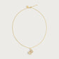 Butterfly White Pavé Small Necklace by Anabel Aram