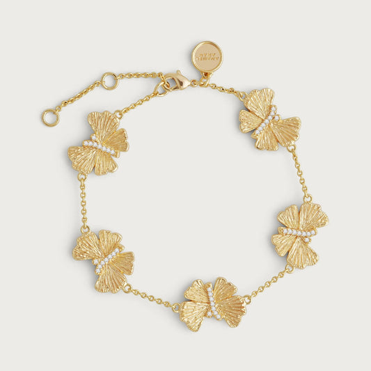 Butterfly Station Bracelet by Anabel Aram